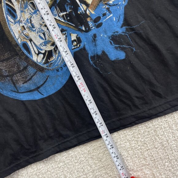 Retro BOOT West Coast Choppers Long Sleeve Shirt Men L Motorcycle Distresse READ - Picture 7 of 11